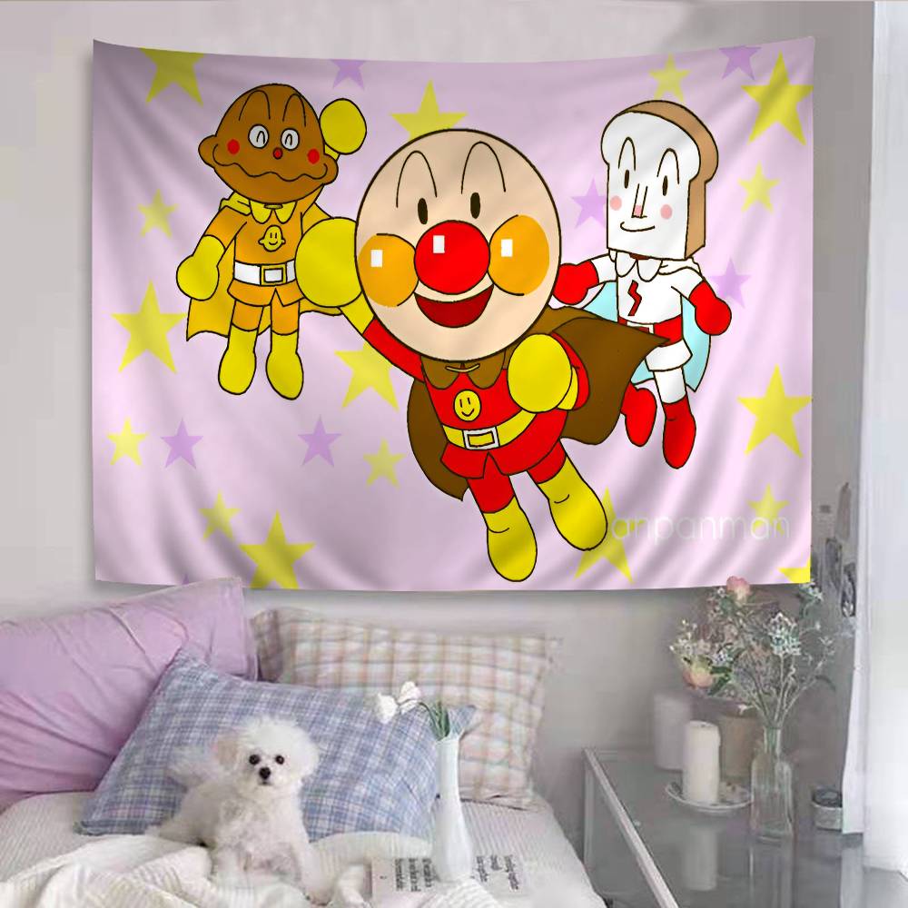 Anpanman Anime DIY Wall Tapestry For Living Room Home Dorm Decor Wall Art Decor