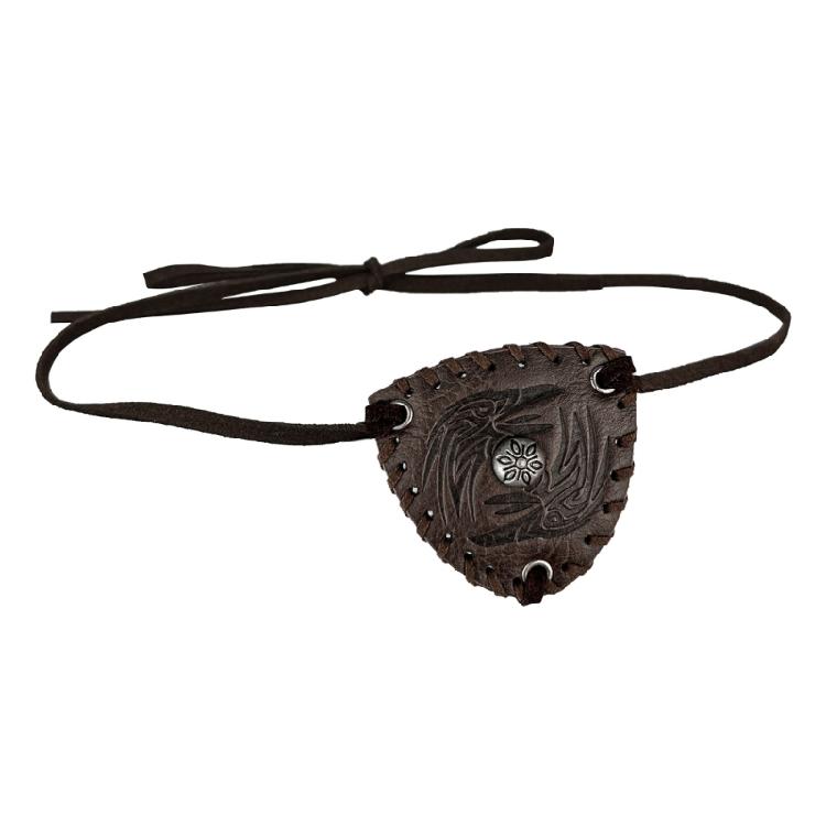 Medieval Pirate Eye Patches Leather Eye Patches Vintage Embossed Eye Covers Men Halloween Medieval Eyewear Accessories