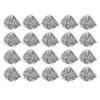 20Pcs Che Ing Squad Hand    3.3in Handle Pure Color   PET Che  Ing Pompoms for Sports Party Stage Show