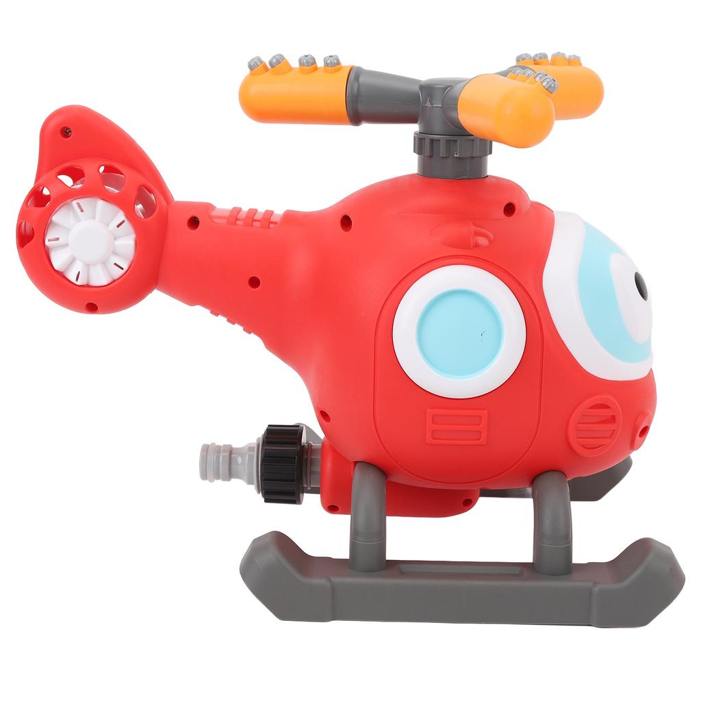 Water Sprinkler Baseball Toy 2 In 1 360 Degree Rotating Spray Water Baseball Helicopter Toy for