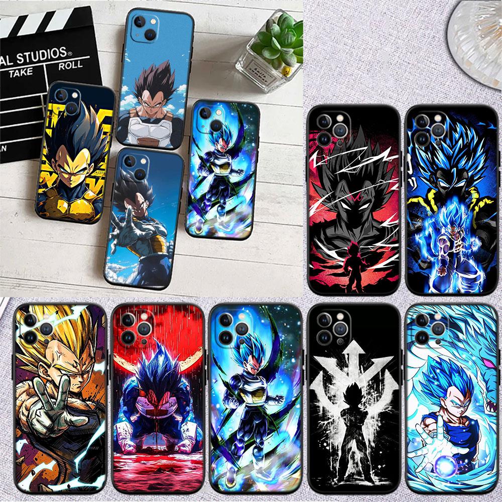 LO39 Dragon Ball Vegeta Soft Shell Phone Case for Redmi Note 13 14 Pro+ Plus A3 A3X 13X 13C 13R 14S 14C 14R