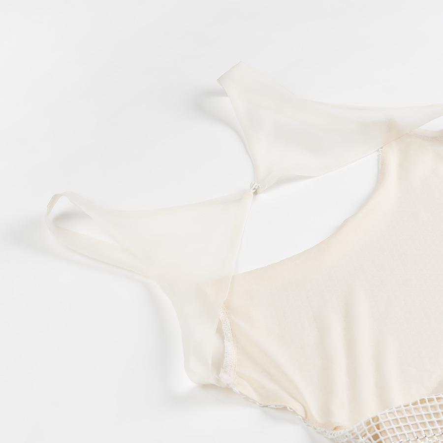 2025 Spring Women's European & American Slimming Shiny Diamond Dress