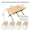 Conjunto Portátil Ultraleve de Mesa Dobrável e Cadeiras de Alumínio para Acampamento ao Ar Livre e Piqueniques