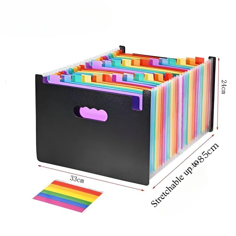 

Многослойный А4 расширяющийся органайзер для документов Портативный органайзер для бумаг 25 карманов Папка для файлов Офис 37 layer