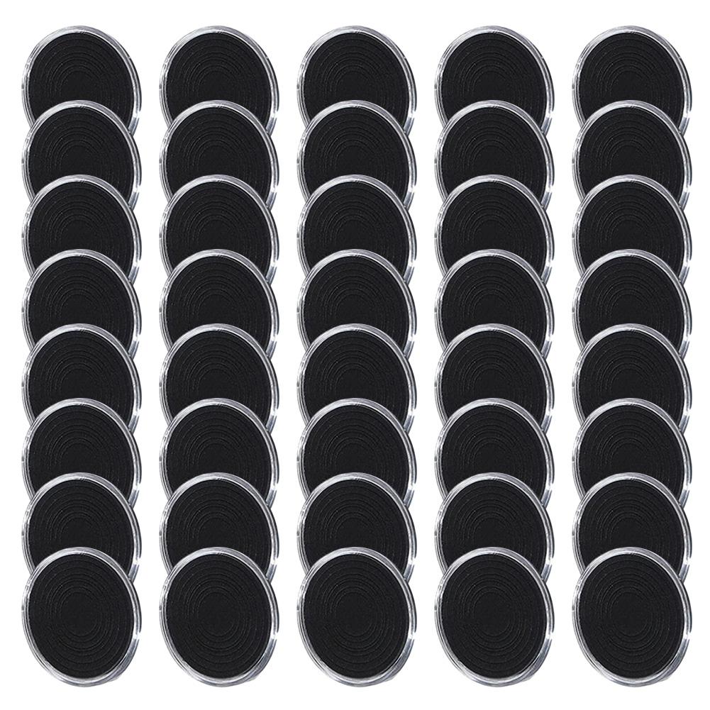 

Plastic Coin Capsule Holder 40pcs Clear Storage Box with Black Adjustable Gaskets for Coin Sizes from 16mm to 46mm China Mainland
