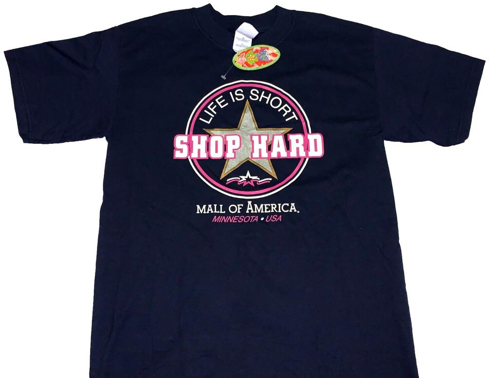 

Rare! Vintage 1990s Mall of America Minnesota USA Shop Hard T-Shirt New! NWT MED Unisex T-Shirt XXXL