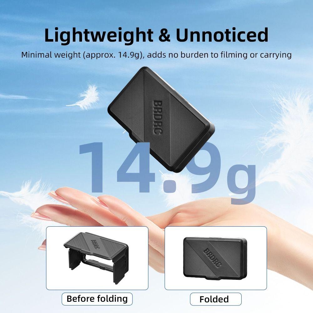 Magnetic Sun Hood Quick Release Screen Sunshade Hood for DJI Osmo Pocket 3 Camera Accessories