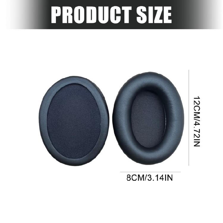 Gaming Cover Pair for Cloud 2 Headphones, Replacement Set with Fabric Inner Panel and Protein Leather Outer Layer for Call Use At Home