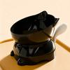 Elevated Cat Bowl Tilted Cat Food Bowl Anti-Slip Raised Cat Feeding Bowl Protects Cats Neck Spine Friendly for Drinking Eating
