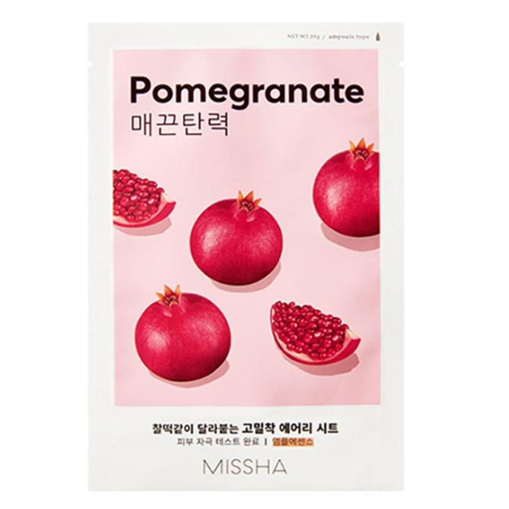 MISSHA Airy Fit Sheet Mask (Pomegranate) - Ampoule Type (10 Sheets) Pomegranate - Ampoule Type (10 Sheets)