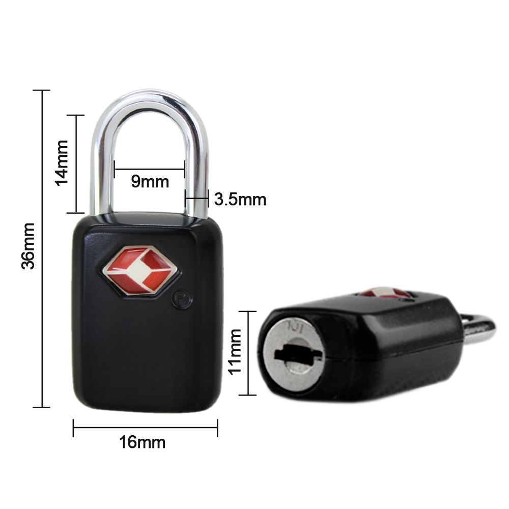 TSA Customs Lock Portable Luggage Padlock Waterproof Anti-Theft High Security High Security Locks Travel Luggage Suitcase Locks