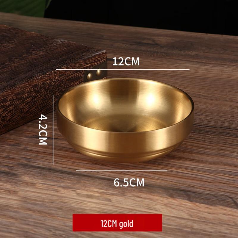 

Korean Style 304 Stainless Steel Double-Layer Dipping Bowls