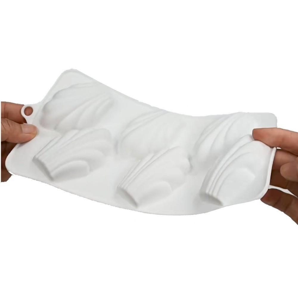 Silicone Material Baking Mold 6-Cavity Dessert Mold Easy Release Pudding Mold  Bread Making