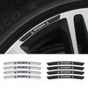 4 Stück Auto Aluminium Emblem Radnaben Felgen Aufkleber Dekoration Zubehör Für 9 Ralliart ASX L200 Colt Outlander Pajero
