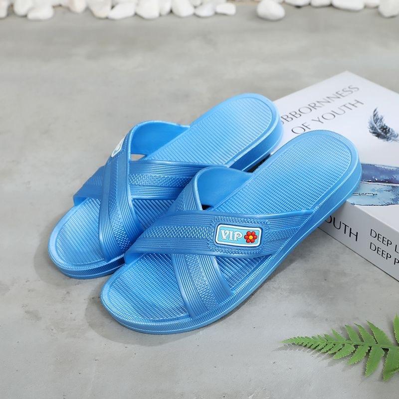 

Women s Slippers Non-slip Bathroom Slippers Soft Comfortable Home Summer Slippers Indoor Bathroom Slippers 2025 New 40 синій