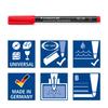 STAEDTLER Permanent Marker Lumocolor 314 WP6 Broad 6 Colors