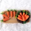 12pcs Foam simulation mini carrot decorations, Easter party decorations, carrot props, festival party decorations