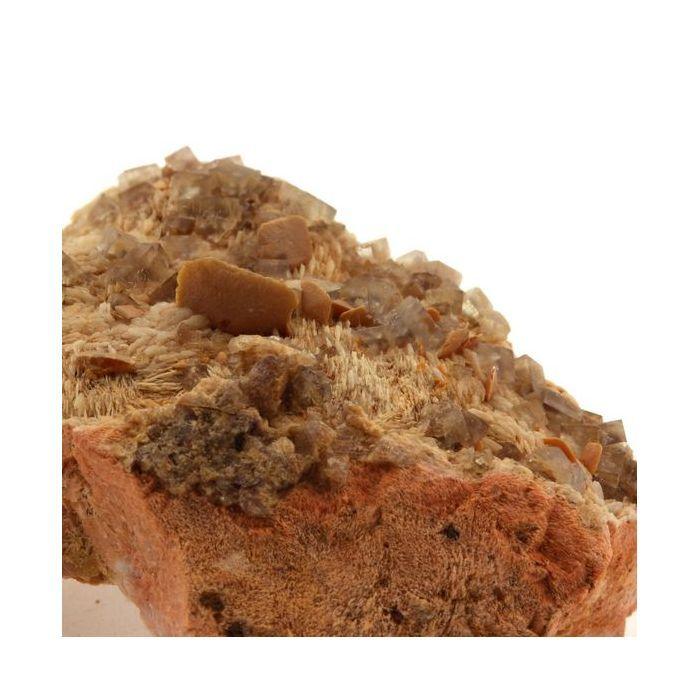 Wulfenite + Baryte + Fluorite 260.8 carats