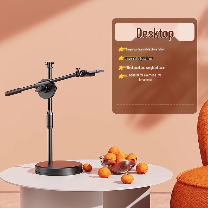 2026 Pro Desktop Phone Holder for Live Broadcast, Vlog, Video Recording & Food Photography