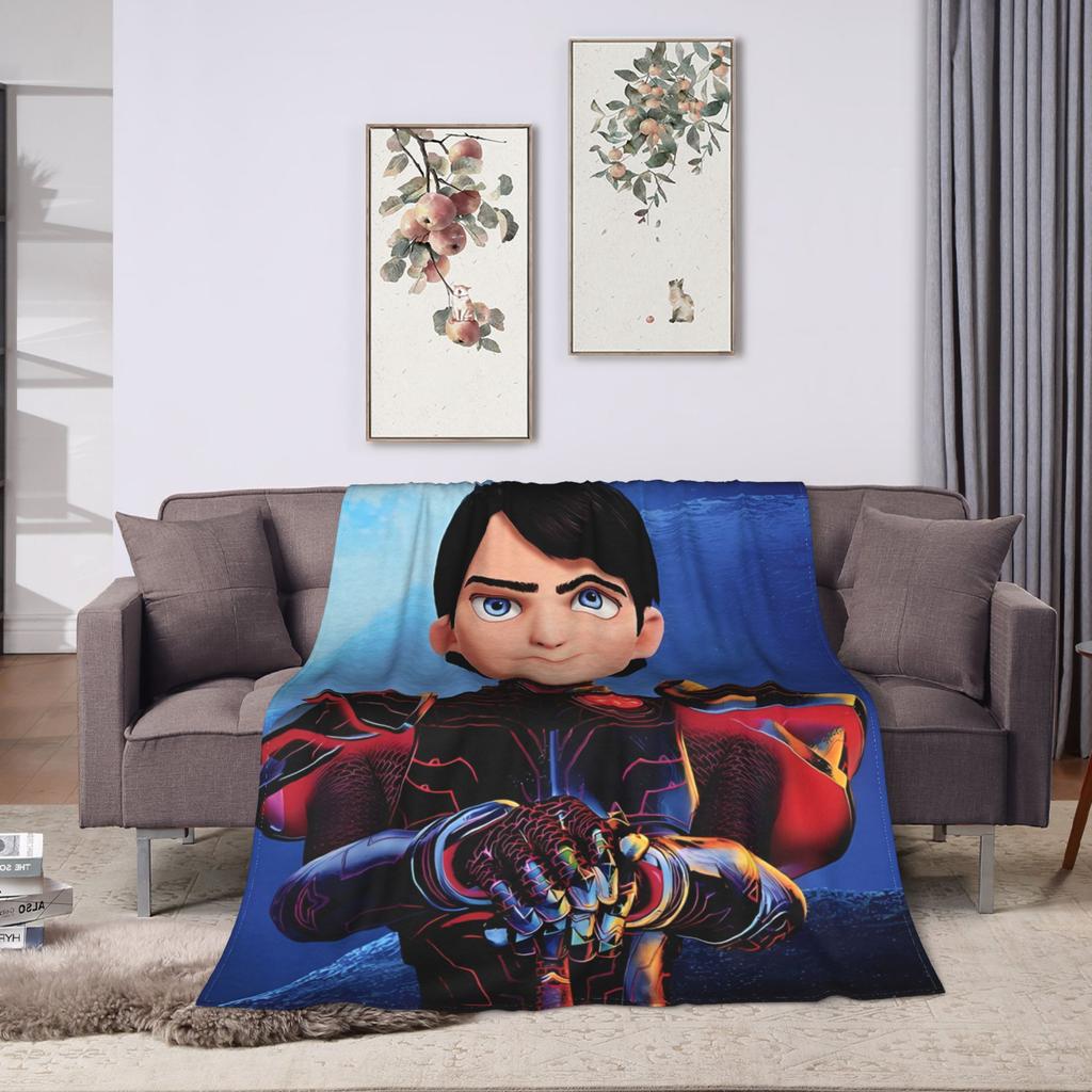 Trollhunters Tales Of Arcadia Blanket Super Warm Graphic Plush Throw Blanket For Couch Bed Picnic Flannel Bedspread Bed Cover