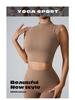 European and American High-Elastic Nude Sports Bra - Yoga Shaping Fly Sleeve