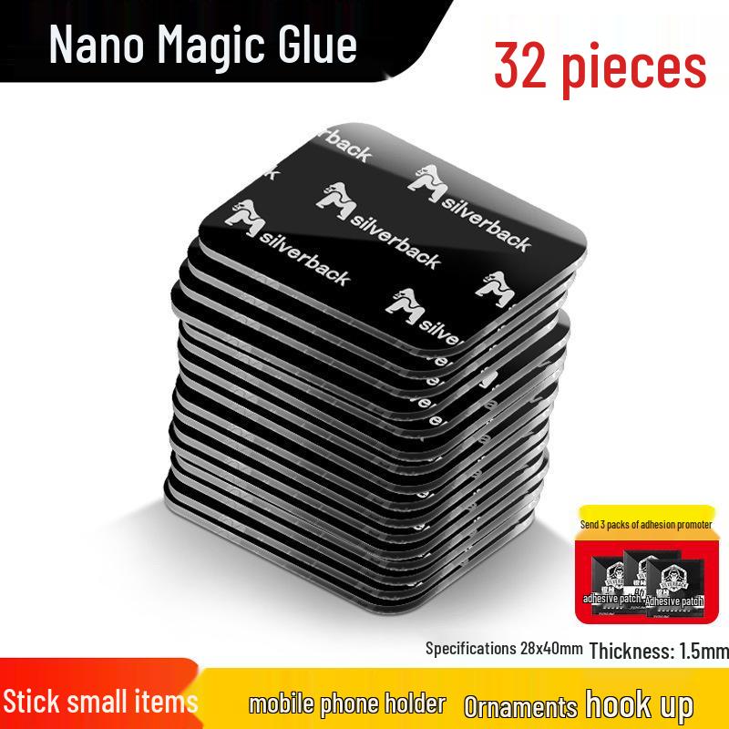 High-Viscosity Nano Double-Sided Traceless Adhesive Tape - Transparent, No-Trace, Ideal for Car, Glass, and Wall Applications