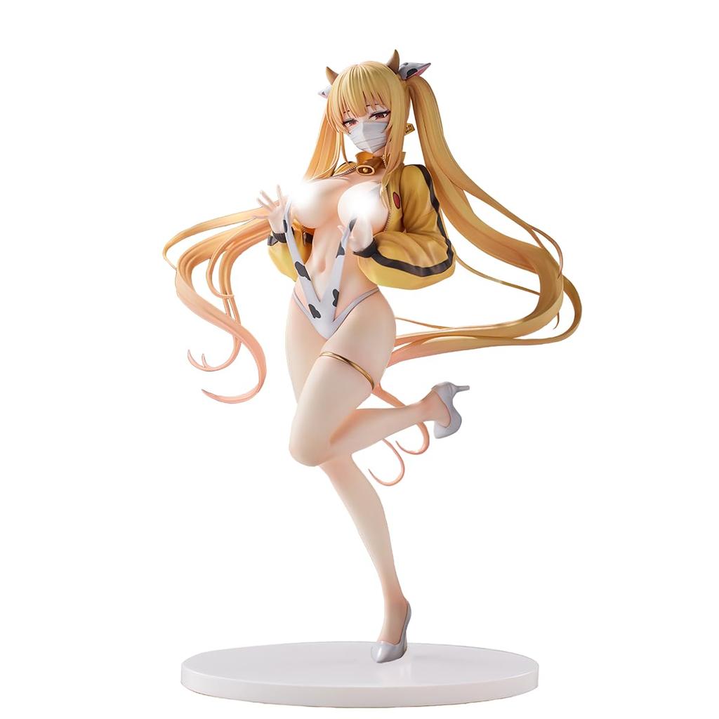 Pink Rouge K Pring Original Character Sayuri Dairy Cow Special Approximately 245mm Scale Painted PVC and ABS Figure Ver. Height (including Base) 1/7