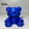 Stuffed Bear Car Accessory Creepy Trailer Hitch Cover, 3D Printed Exhaust Cap, Towing Durable Cover Ball Dust Cap for Truck SUV, Halloween Dark