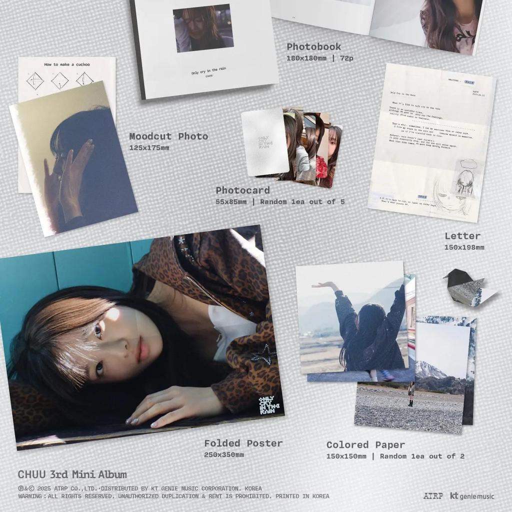 CHUU - [ONLY CRY IN THE RAIN] 3. Mini Albüm
