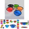 Compact 350ml Collapsible Dog Bowl For Convenient Feeding And Hydration On The Go