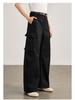 Qianwen American style workwear pants 2026 spring new casual loose multi pocket practical cotton pants