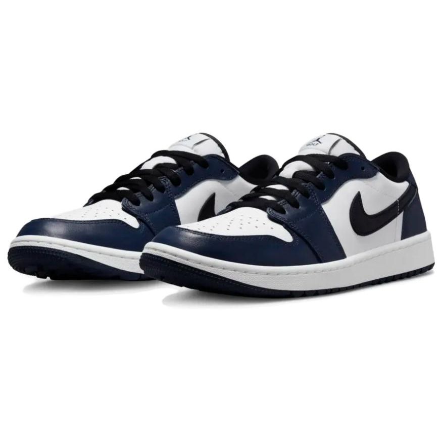 Air Jordan 1 Low Golf Midnight Navy Unisex Sneakers White Black DD9315-104