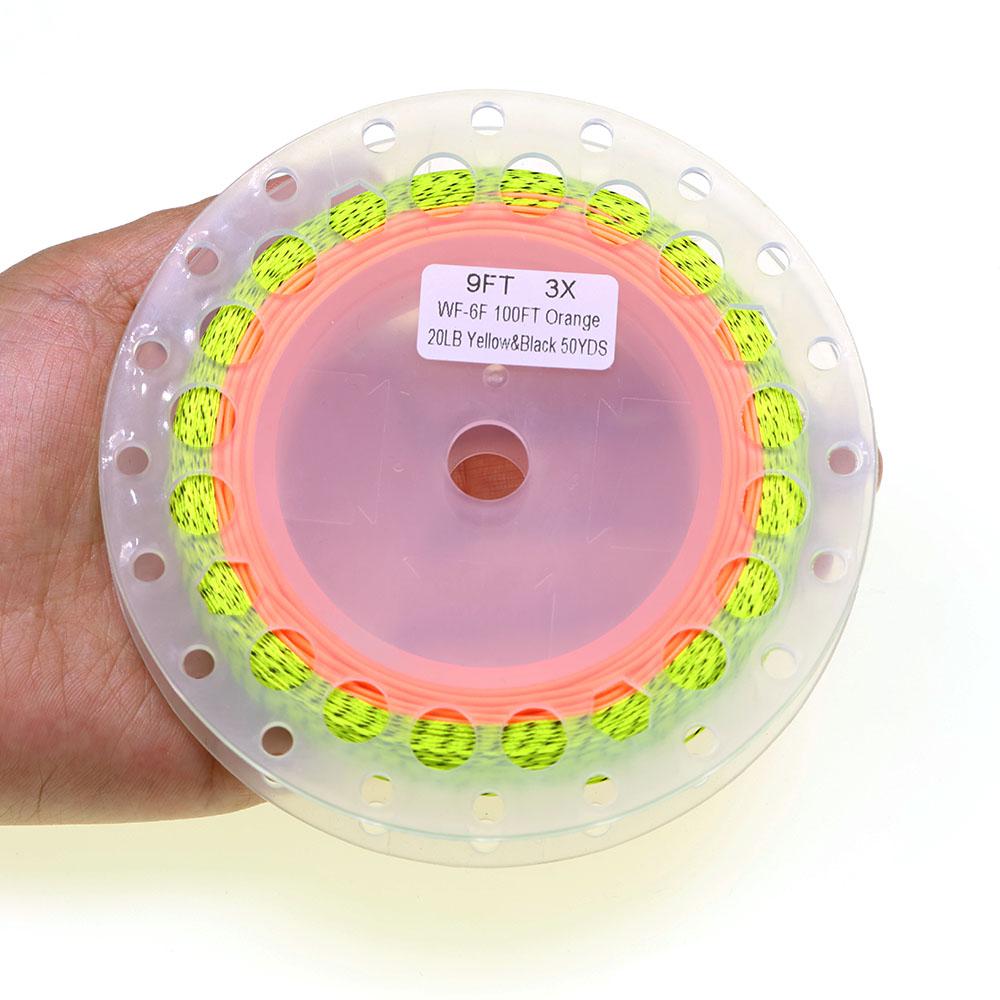 Pre-Assembled Fly Fishing Line Combo – Backing/Main/Leader Ready, Easy & Quick Setup for Fly Fishing Gear