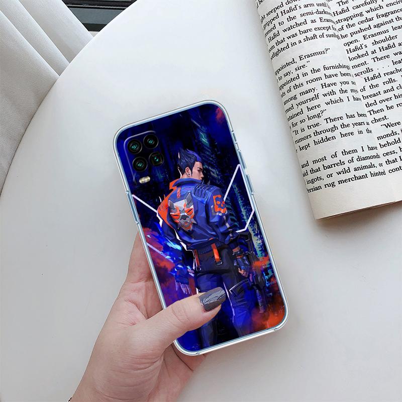 

RP74 V-VALORANT Transparent Phone Case for Samsung Galaxy A04 A04S A14 A23 A34 A54 M23 M33 M52 M53 Galaxy A23 5G