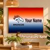 Custom Name Denver Broncos 5D Diamond Painting Personalized Full Drill Diamond Art Kit Gift