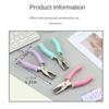 Macaron Color Mini Paper Punch Single Hole Loose-leaf Punch Practical DIY Paper Puncher  Students