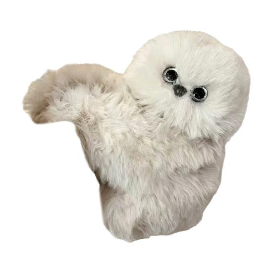 Electric Plush Doll Cartoon Owl Shape Plush Doll Crafted From Plush and Pp Cotton