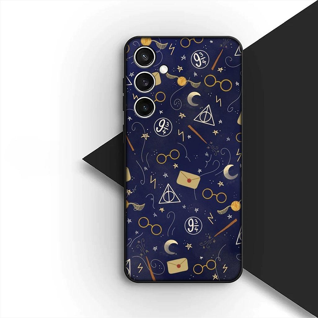 

for Samsung Galaxy S20 S22 S21 FE Ultra Plus A07 A17 A15 A16 A25 A57 A37 Phone Cover Soft Case Castle Harries Wand Potters Owl Galaxy A15