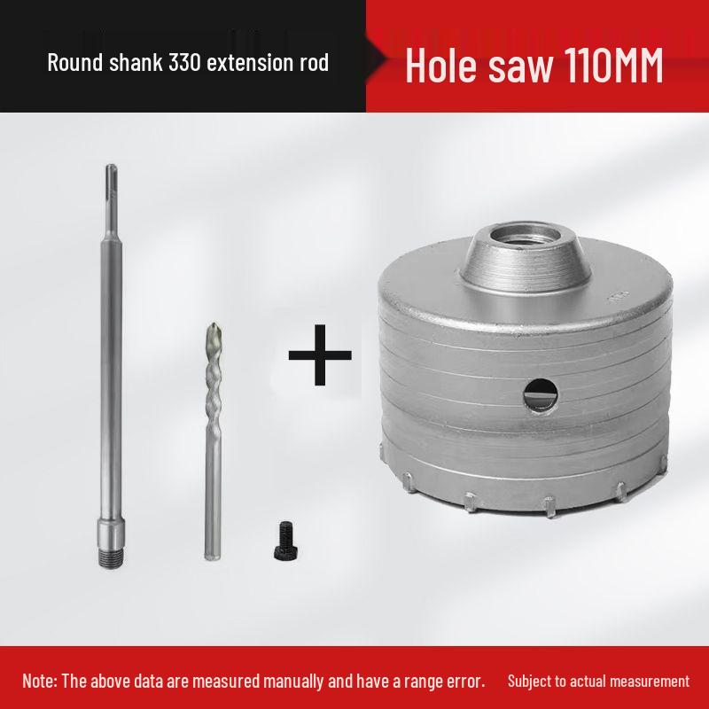 Electric Impact Drill Bit for Cement and Brick Walls - Dry Drilling Opener for Air Conditioner and Water Pipe Installations