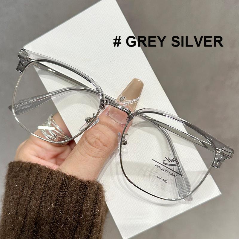 

Новая деловая повседневная оправа Очки с защитой от синего света Металлическая оправа для очков Оправа для очков при близорукости Для мужчин и женщин MH9022