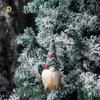 1 Pcs Christmas Decoration Glowing Gnome Ornaments Christmas Tree Pendant Faceless Plush Doll New Year Gift