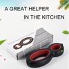Stainless Steel 6 in 1 Adjustable Multifunctional Opener Heavy Duty Can Jar Ergonomic Kitchen Tool
