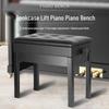 Adjustable Solid Wood Piano Bench for Children - Single/Double Seat Keyboard Stool