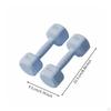 2 Pieces Dumbbell Vinyl Coated NonSlip Grip Hand Weight for Women, Beginners, Home