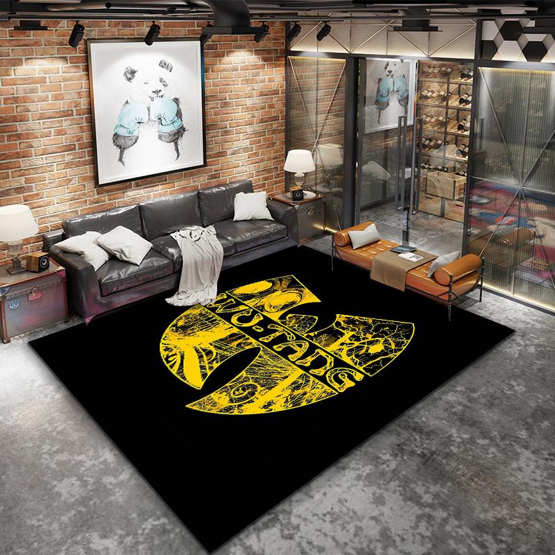 Wutang Clan Carpet Rug For Living Room Bedroom Home Sofa Decoration Kids Play Nonslip Floor Mat