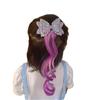 1 Stück Niedliche Prinzessin Farbverlauf Lockiges Haar Schleife Perücke Mädchen Haarnadeln Kinder Kopfschmuck Haarspange Haarspangen Haarspangen Haaraccessoires