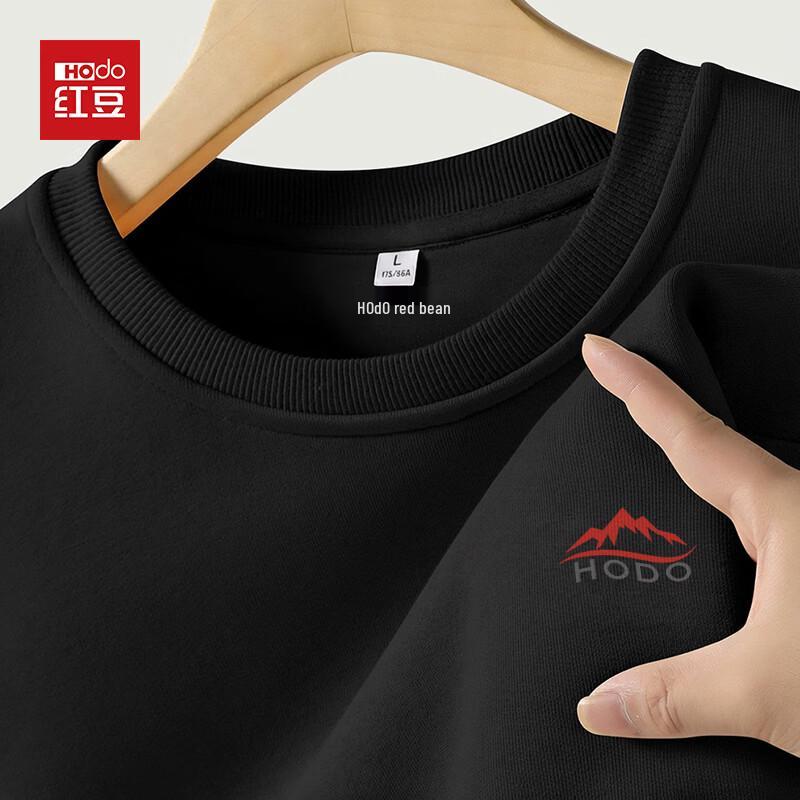 Hodo Men's Heavyweight Long-Sleeve Round Neck Sweatshirt