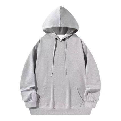 Men’s Hooded Jumper, Loose Fit, Dropped Shoulders, with Pockets, Fleece Fabric, Winter Workwear