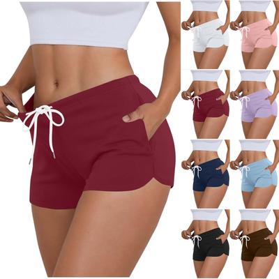 Shorts pour femmes taille haute doux confortables bas de pyjama légers shorts d'été de détente