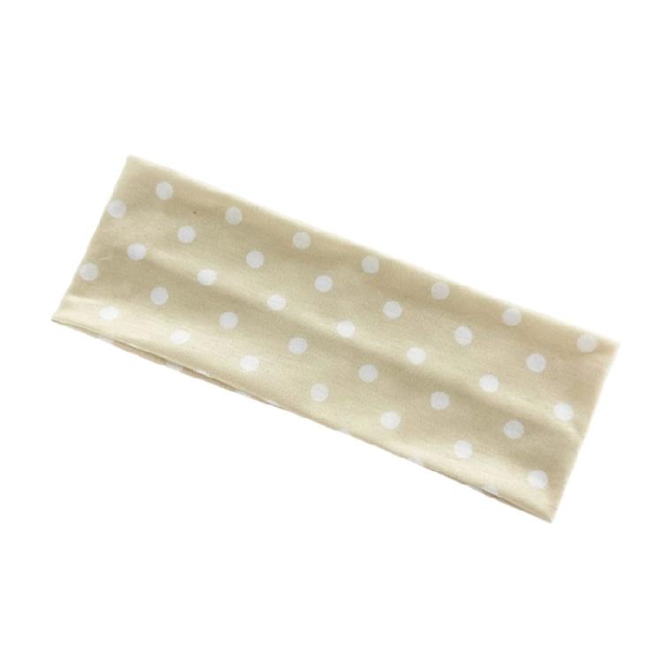 Fascia Multifunzionale per Capelli da Yoga, Copricapo alla Moda, Design a Pois Rotondi, Tessuto Elastico, Accessorio per Capelli, Multicolore